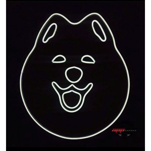 Evcil Hayvan Köpek Dekoratif Neon Led Tablo, Doge Coin Neon Duvar Tabela